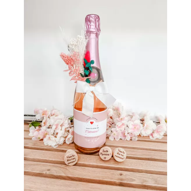 Etiquette pour bouteille de bulles