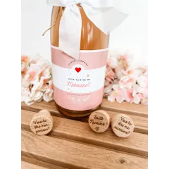 Etiquette pour bouteille de bulles